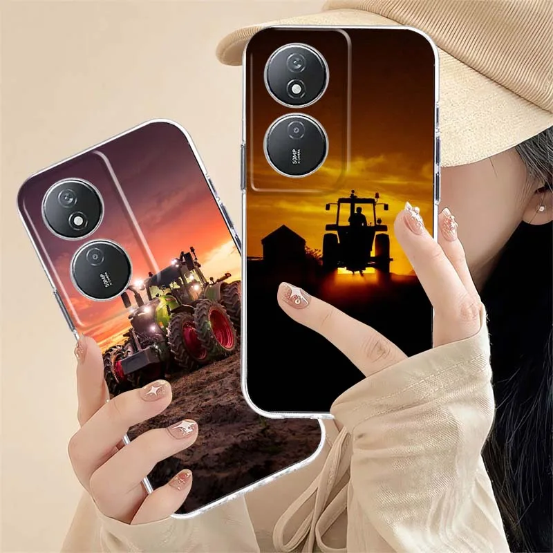 Funda para teléfono Honor Magic 8 7 6 5 4 3 400 200 100 90 80 70 50 9X Pro Flat GT Smart Lite con ilustración de tractor genial