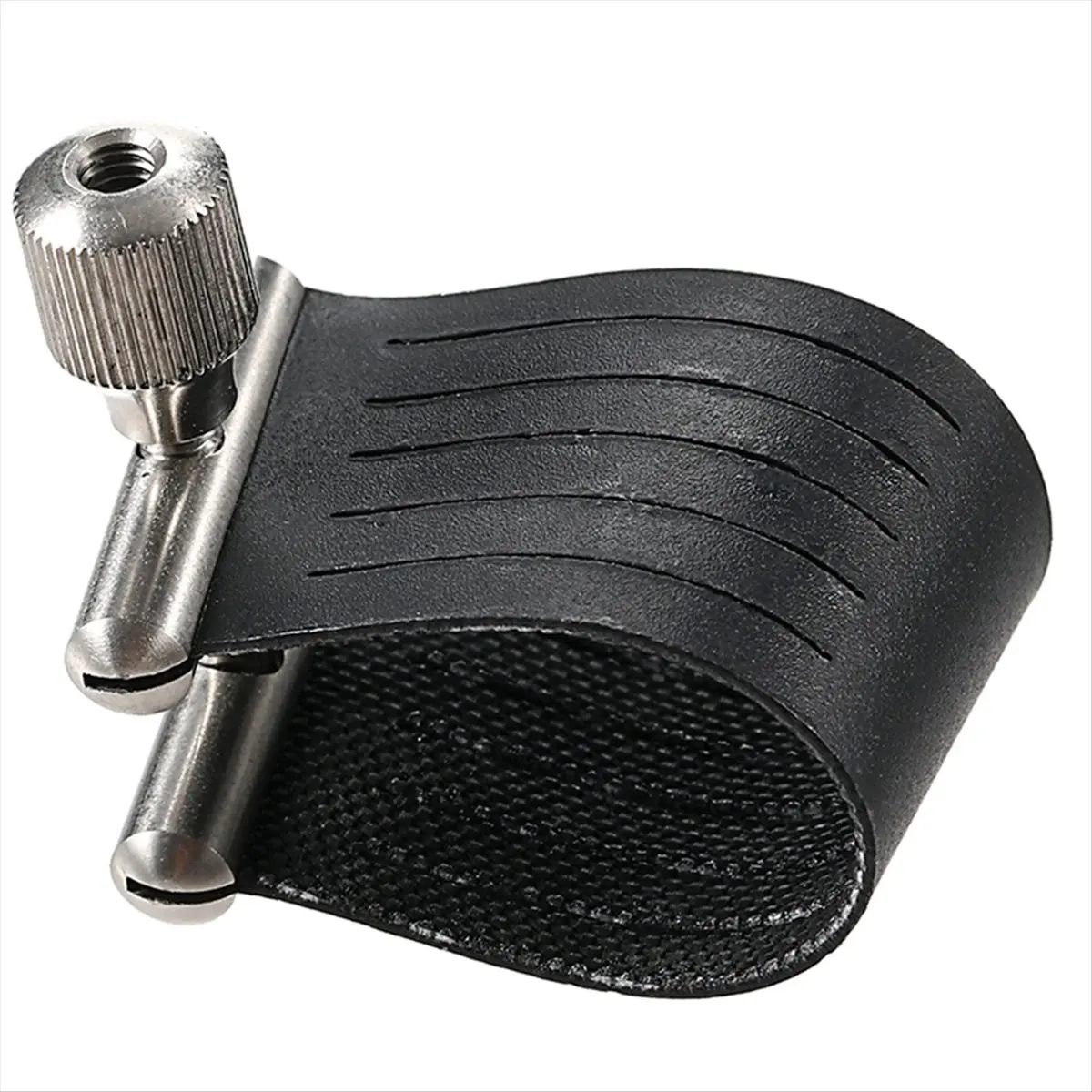 

Saxophone Ligature Fastener Compact Leather Ligature for Alto Saxophone Mouthpiece [AA74-AAA]