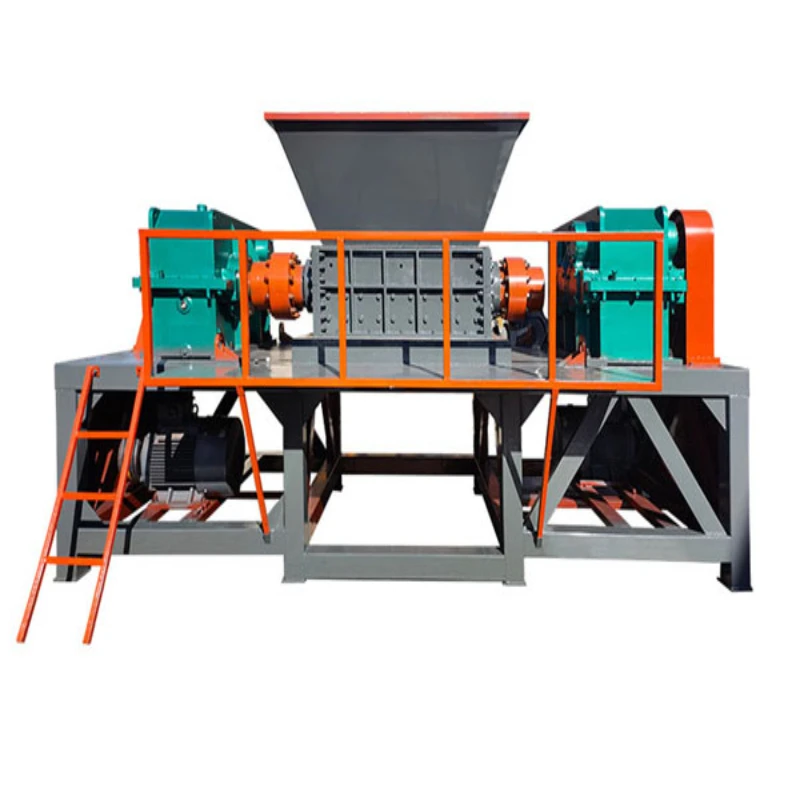 Rubber Powder Production Primary Tyre Shredding Machine Tire Shredders Tyre Recycling Equipment for Old Truck Tires