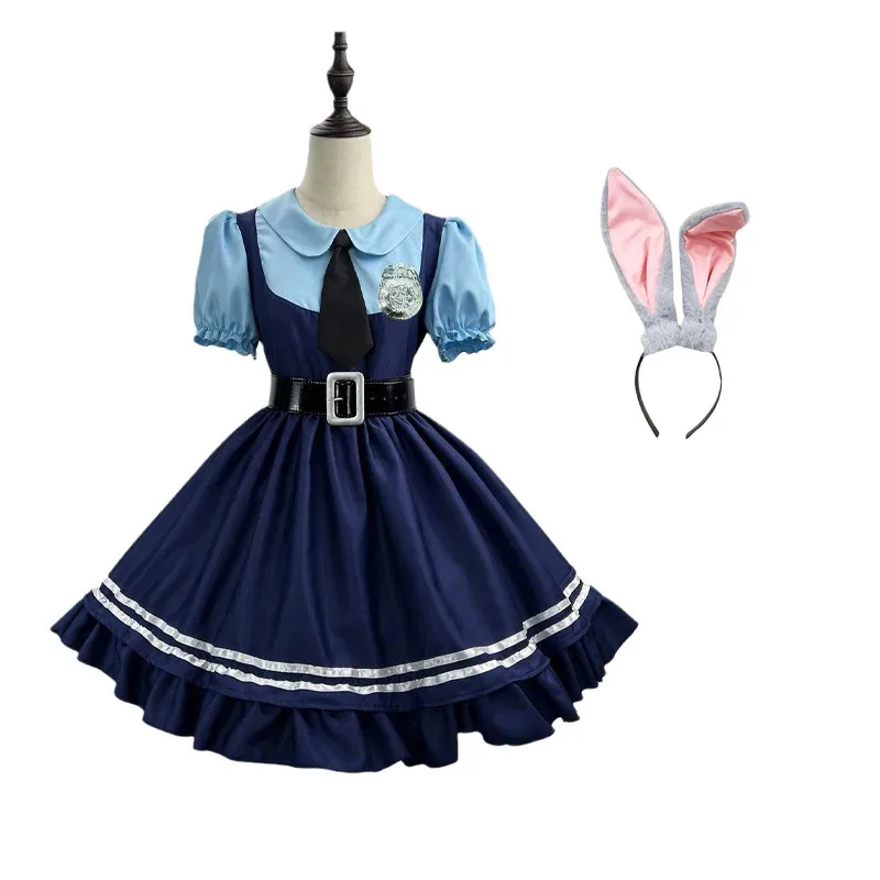 جديد Zootopia جودي الأرنب زي تأثيري كرنفال حفلة عيد ميلاد الملابس مجموعات كاملة للمرأة