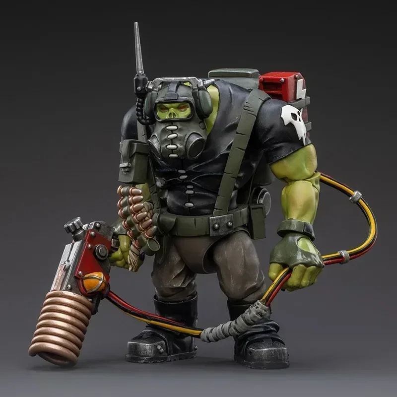 [สต็อก] 100% Original 1/18 JOYTOY Action Figure (4 ชิ้น/เซ็ต) Warhammer 40K Ork Kommandos อะนิเมะรุ่นของเล่น