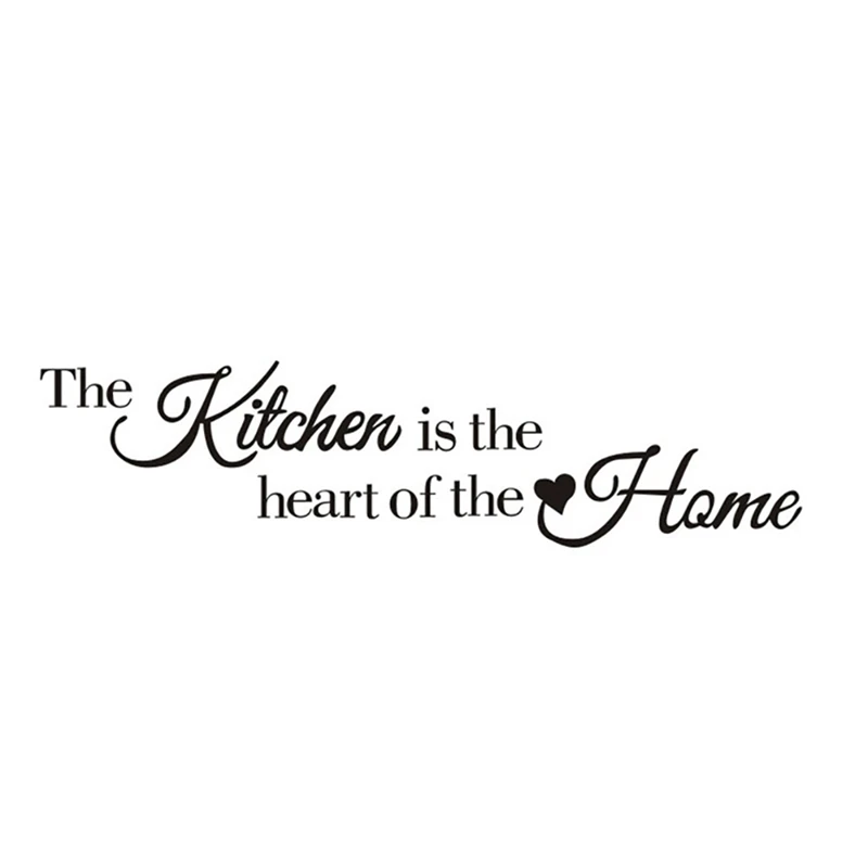 Kitchen Wall Sticker Oil-Proof Lettering Phrase 