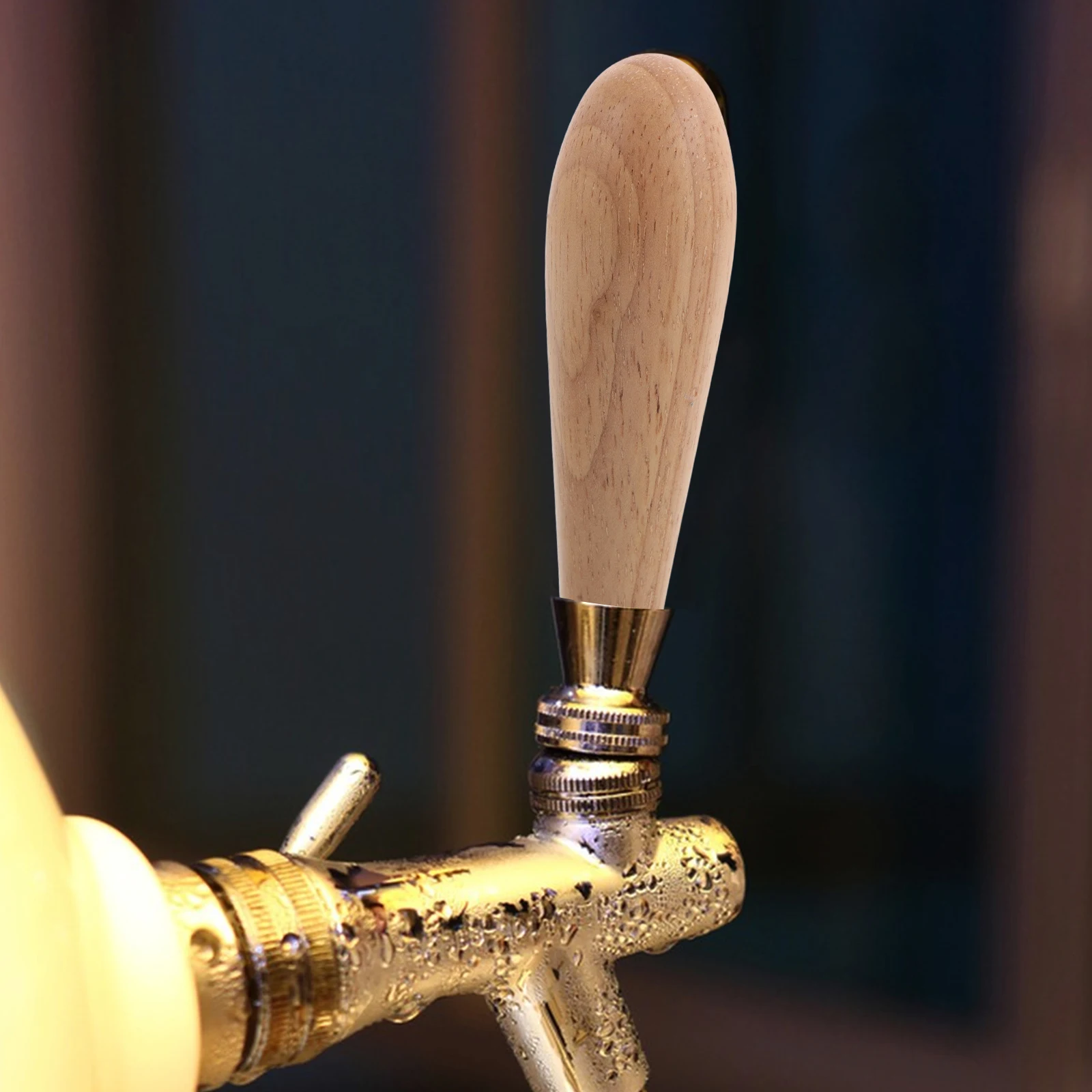 

Rustic Wooden Beer Faucet Replacement Dispenser Handle For Home Breweries Bars Pubs Solid Wood Easy Install