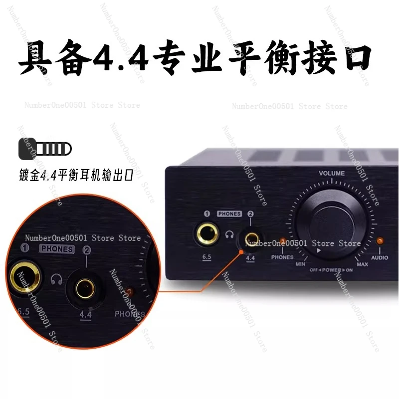 

Усилитель для наушников Hi-Fi 4.4, сбалансированный, высокомощный, настольный предусилитель для наушников