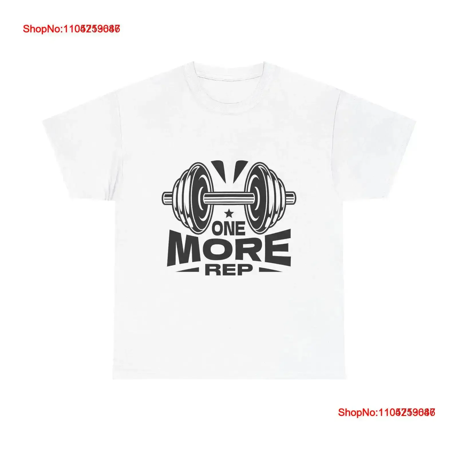 

One More Rep T Shirt Workout Gym Fitness Top Motivational vintage Washed Stretched Breathable fashion Stylish homme streetwear