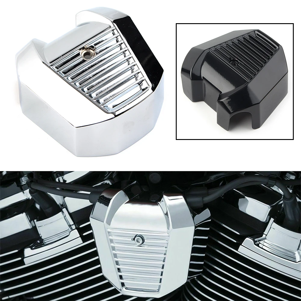 Motorcycle CNC Precision Coil Plug Cover Chrome Trim For Harley Softail Breakout Fatboy FXLR FLDE FXFB FLSB FXBB 2018 - 2020