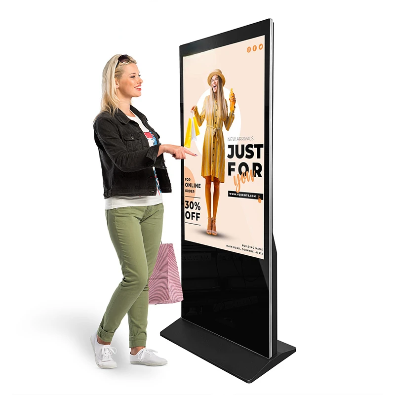 43 inch Indoor Exhibition Digital Signage Advertising Monitor Android Media Player LCD Ads Equipment for Hotel Lobby