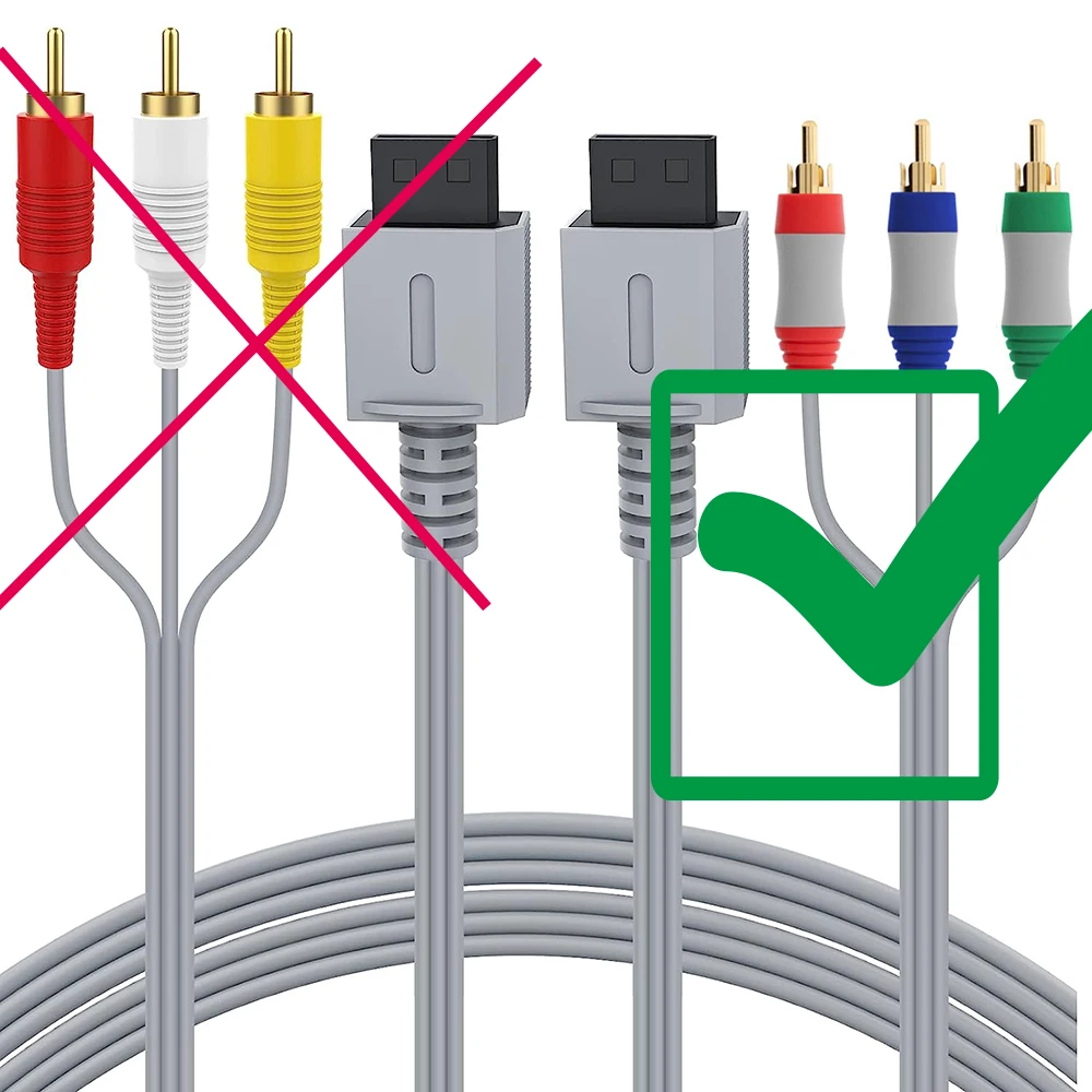 5 RCA Ypbpr Component zu HDMI-kompatibler Konverter, Component-Video zu HDMI-kompatibler Video-Audio-Konverter-Adapter für PS2 – Detail 2