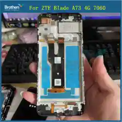 Original For ZTE Blade V50 Design 4G Axon 50 Lite LCD Display Screen Touch Panel Digitizer With Frame