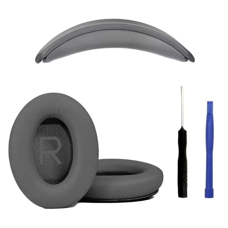 652F استبدال وسائد الأذن عقالا ل QC45 QC35 سماعات الرأس اللاسلكية أذن الأذن تغطية الأذن تعزز جودة الصوت