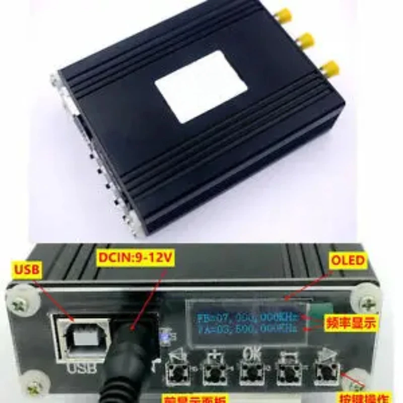 OLED Digital ADF5355 54M-13.6GHz RF Generator Frequency Source Moudle