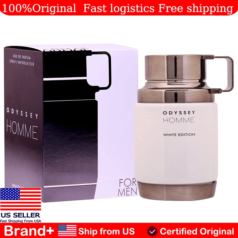 

Armaf Odyssey Homme White Edition for Men Eau De Parfum Spray 3.4 Ounce Cologne Long Lasting Fragrance Pheromone Persistence