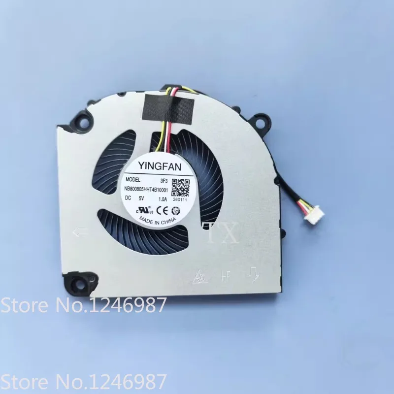 Nowy wentylator CPU GPU do YINGFAN NA800805HHT4B10001 3F3 3F2 — zdjęcie produktu 4