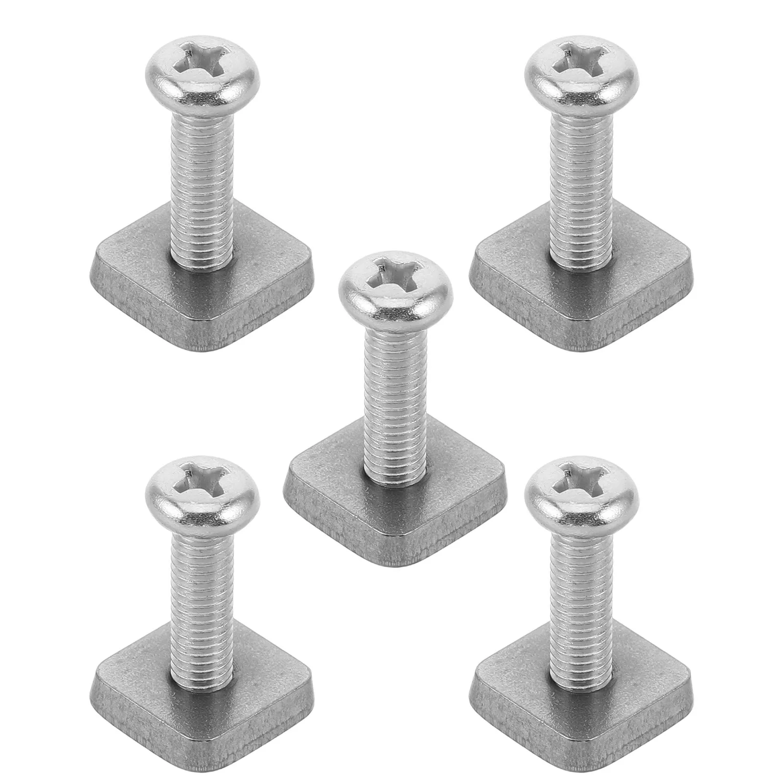 5Pcs Rust Proof Stainless Steel Surfboard Fin Base Pin Screws for Paddleboard Sup Longboard Fin Screw Replacement Set Easy