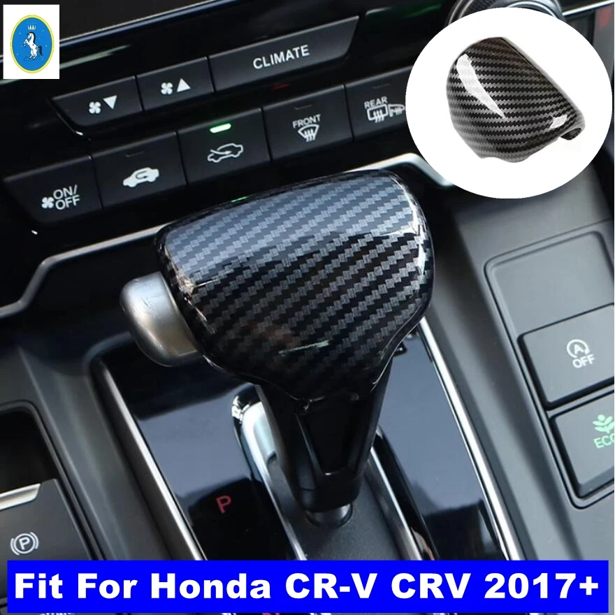 

Fit For Honda CR-V CRV 2017 - 2022 Auto Transmission Gear Shift Shifter Knob Gear Head Handle Interior Accessories Carbon Fiber