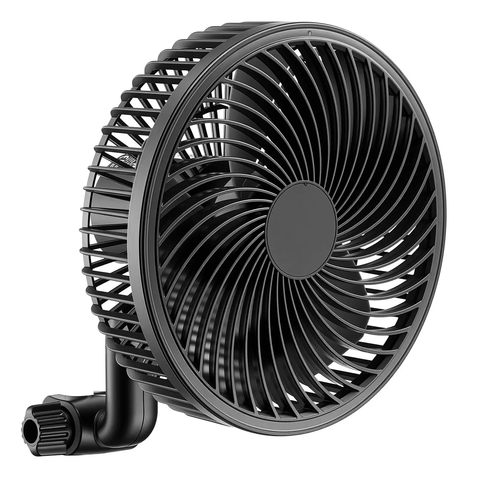 Plant Fan, Grow Tent Clip On Rechargeable, USB Port with 9 Speeds & Circulation Mode, Smart Control, Powerful Oscillating, Long