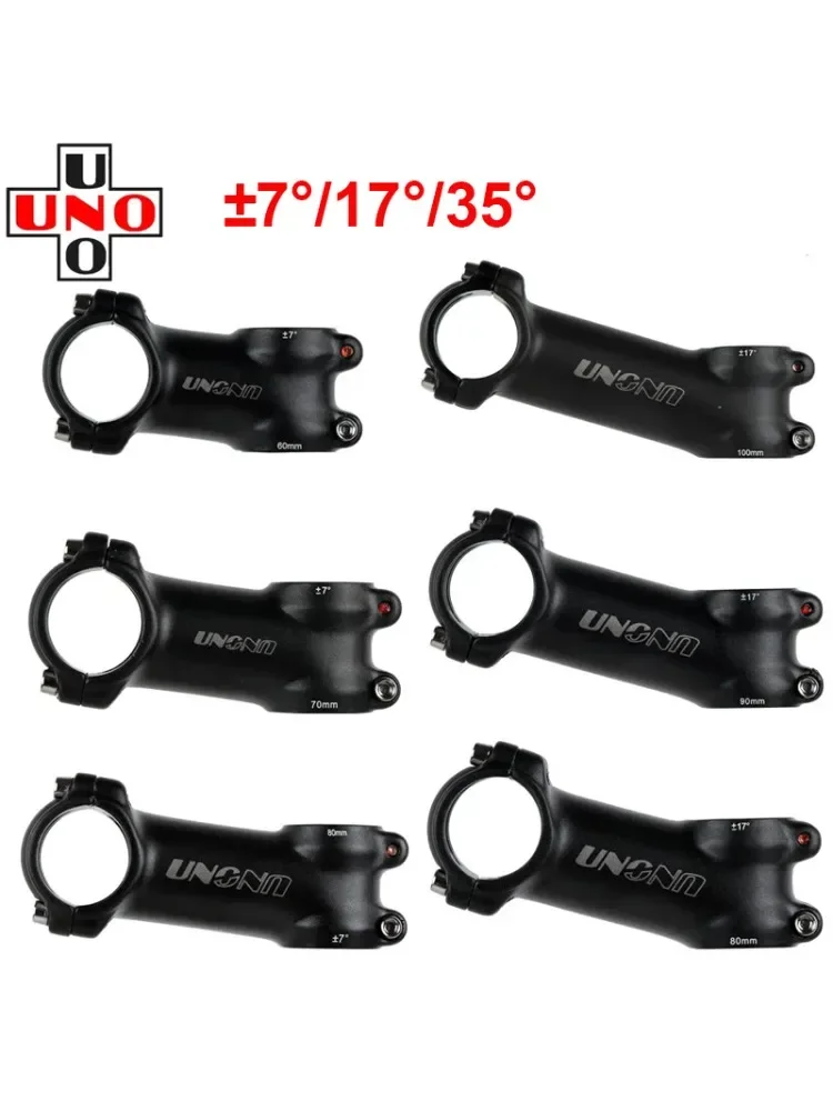 AliExpress NONE UNO Bicycle Handlebar Stem 60/70/80/90/100/110/120/130mm MTB Stem 28.6mm 31.8mm Bike Power Lightweight Road Bike Table MTB Parts