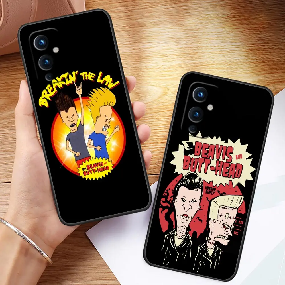 Cartoon Beavis And Butthead Phone Funda Coque Case For Oneplus 9 8 8T 7 7T 6 5T ACE 2V NORD CE 2 3 N10 N100 Case Capa Shell