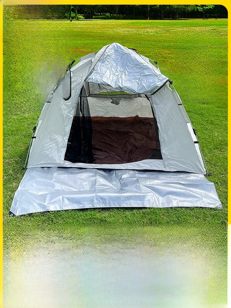 Tapis de camping extérieur imperméable et anti-humidité, tapis de sol portable pour tente, tapis de barbecue, bâche anti-humidité pour le sol