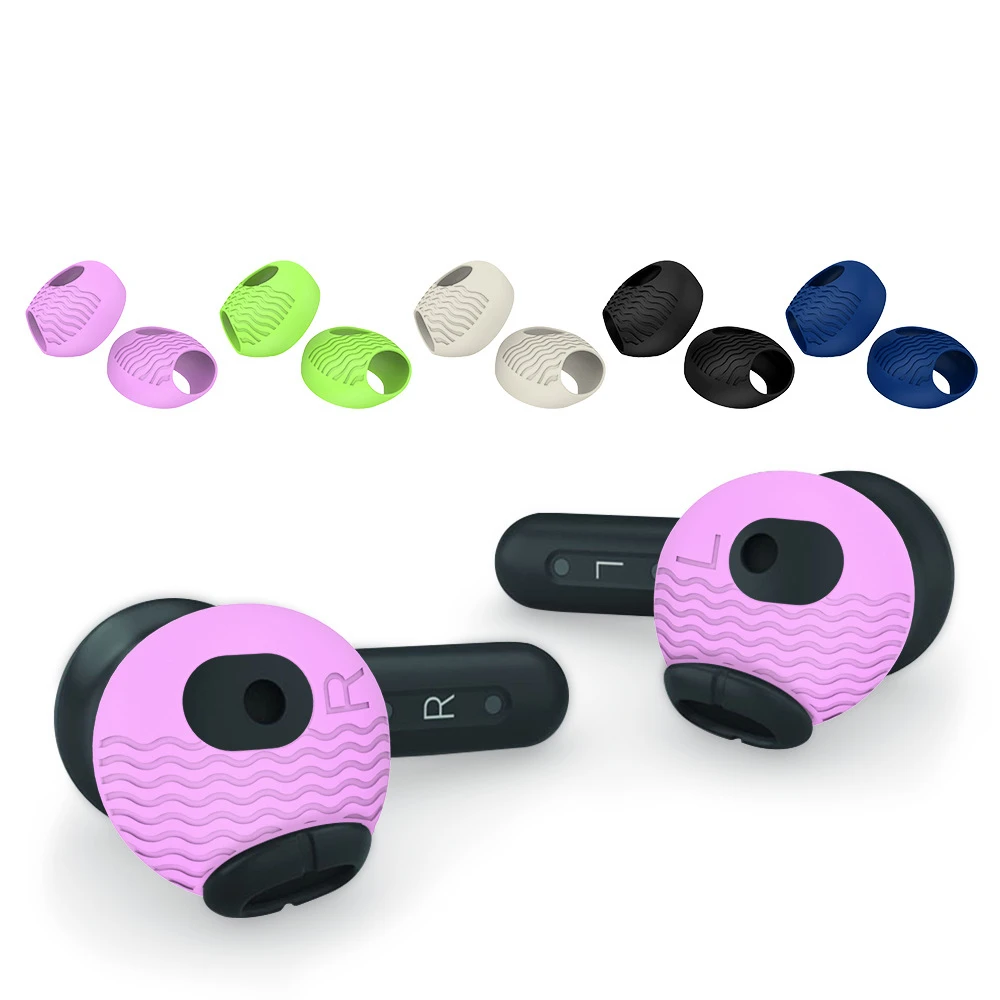 

5 Pairs Silicone Ear Caps for Amazon All-new Echo Buds (2023 Release) Headphones Protective Cover Dust Cap