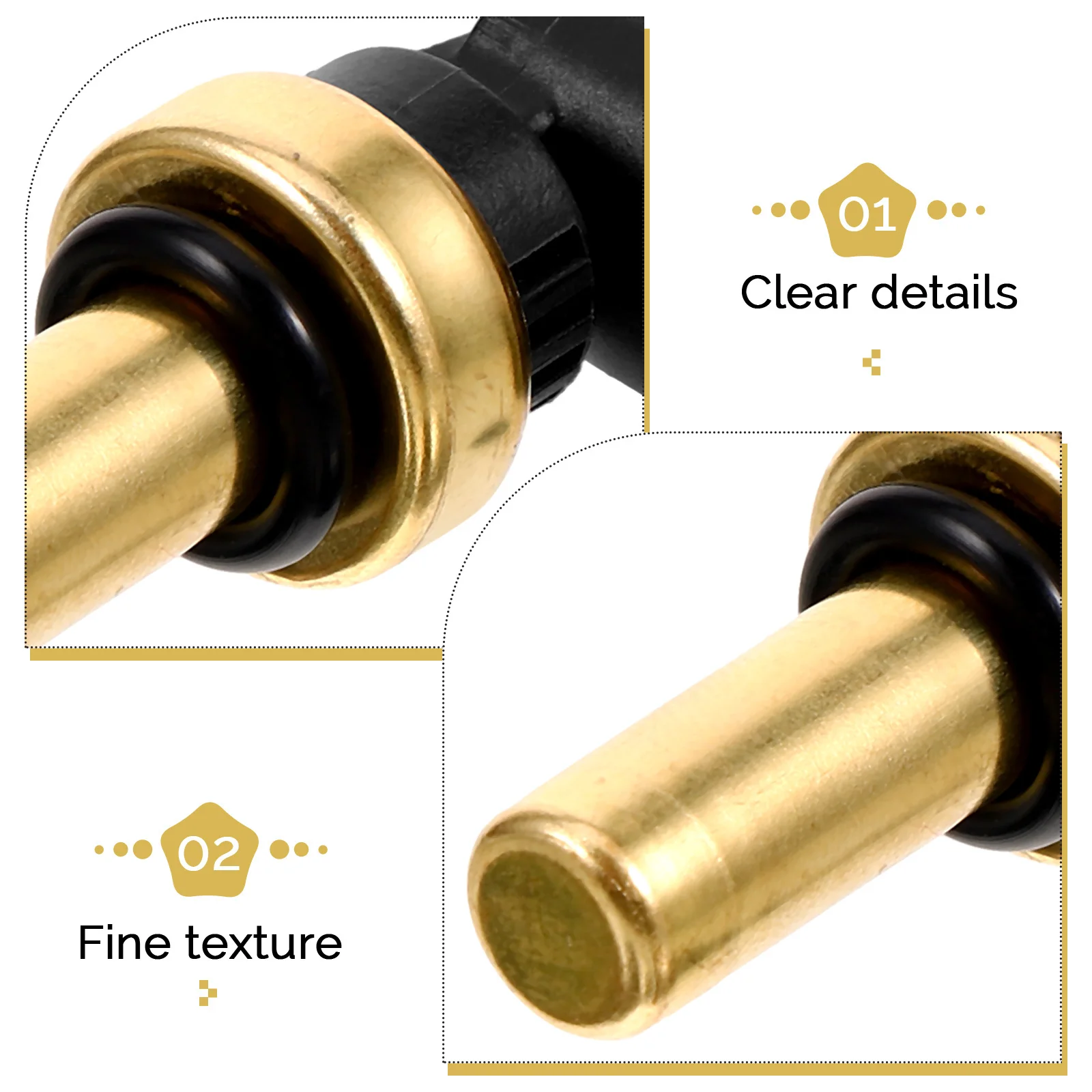 Sensore temperatura liquido di raffreddamento Riparazione auto Sensore temperatura acqua motore ad alte prestazioni Misure accurate Installazione semplice