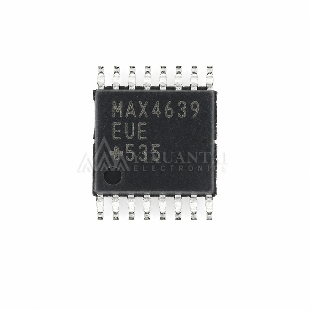5pcs/lot MAX4639EUE+ MAX4639 Dual 4:1 Analog Multiplexer 2.5Ω 1.8V-5.5V 16-TSSOP Low Voltage CMOS MUX New Original IC Chip SMD