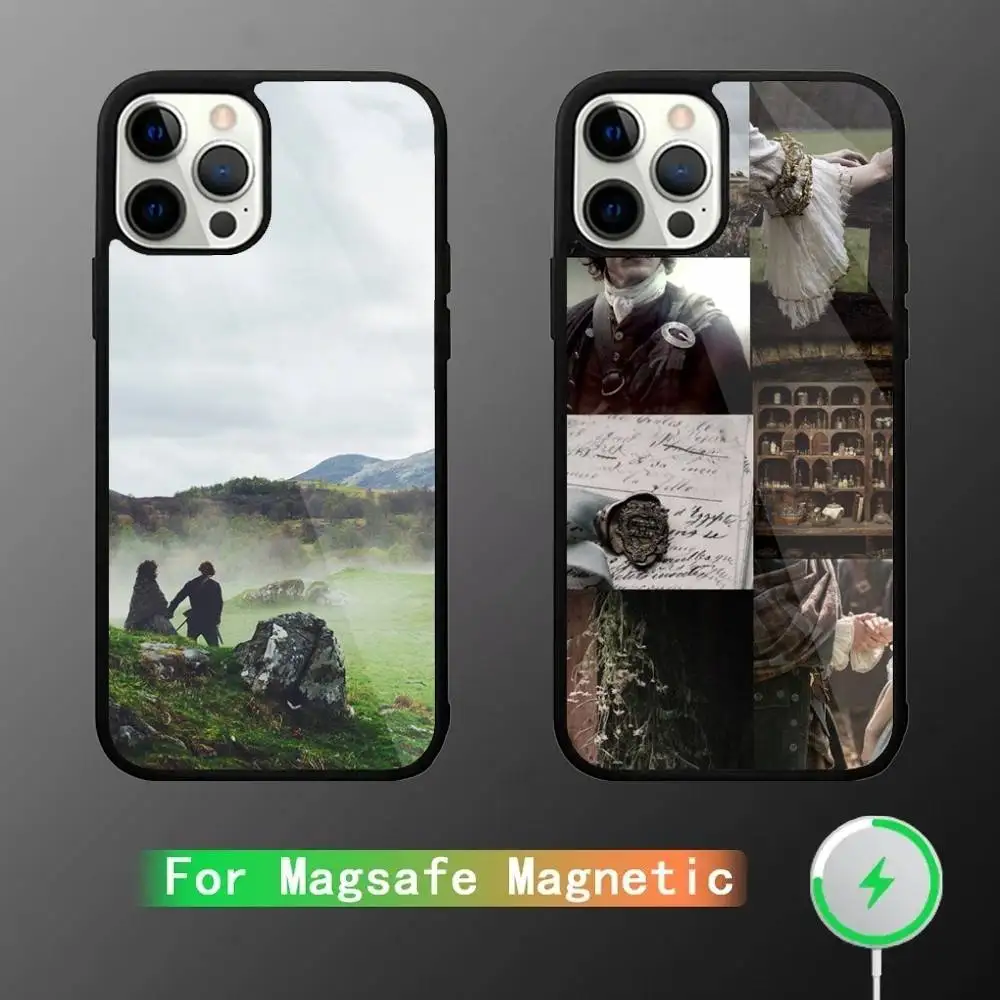 

TV O-Outlander Phone Case For iPhone 17,16,15,14,13,12,11,Pro,Max,Plus,Mini,SE4,E Magnetic Magsafe Wireless Charging