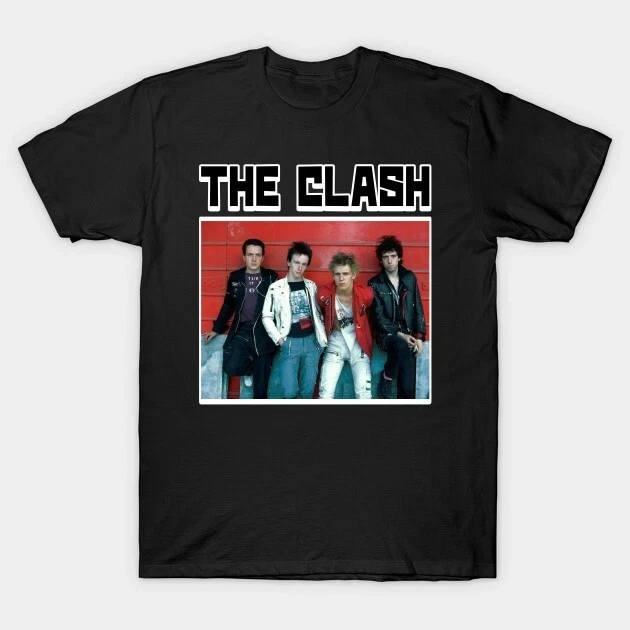 

The Clash T-Shirt American Band Singer Tshirt Men Street Hip-hop Rock Short-sleeved Women Cotton Round-neck Top High Quality Tee
