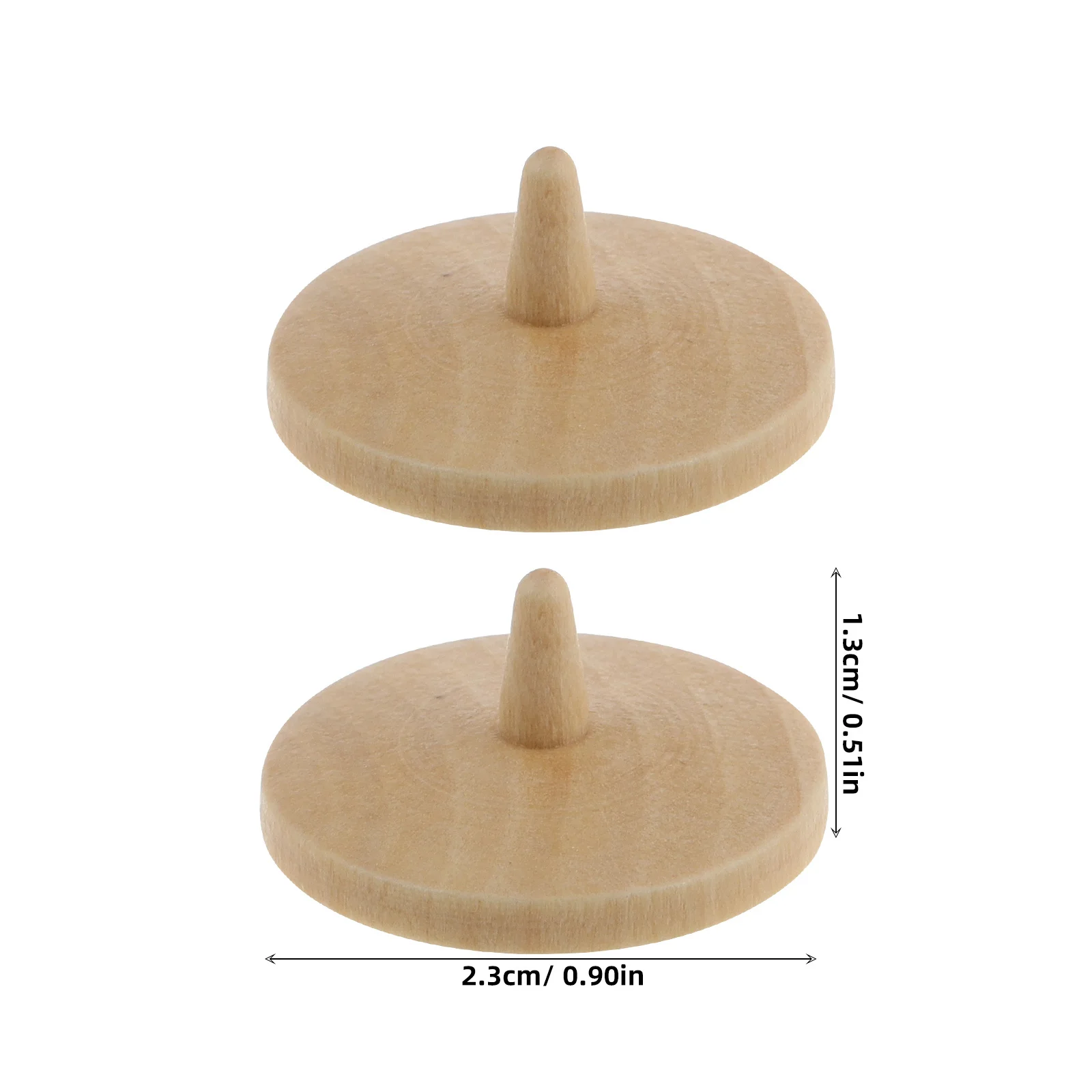 20Pcs Wooden Golf Ball Position Markers Durable Natural Ball Alignment Tools for Accurate Positioning Golf Training Accessories