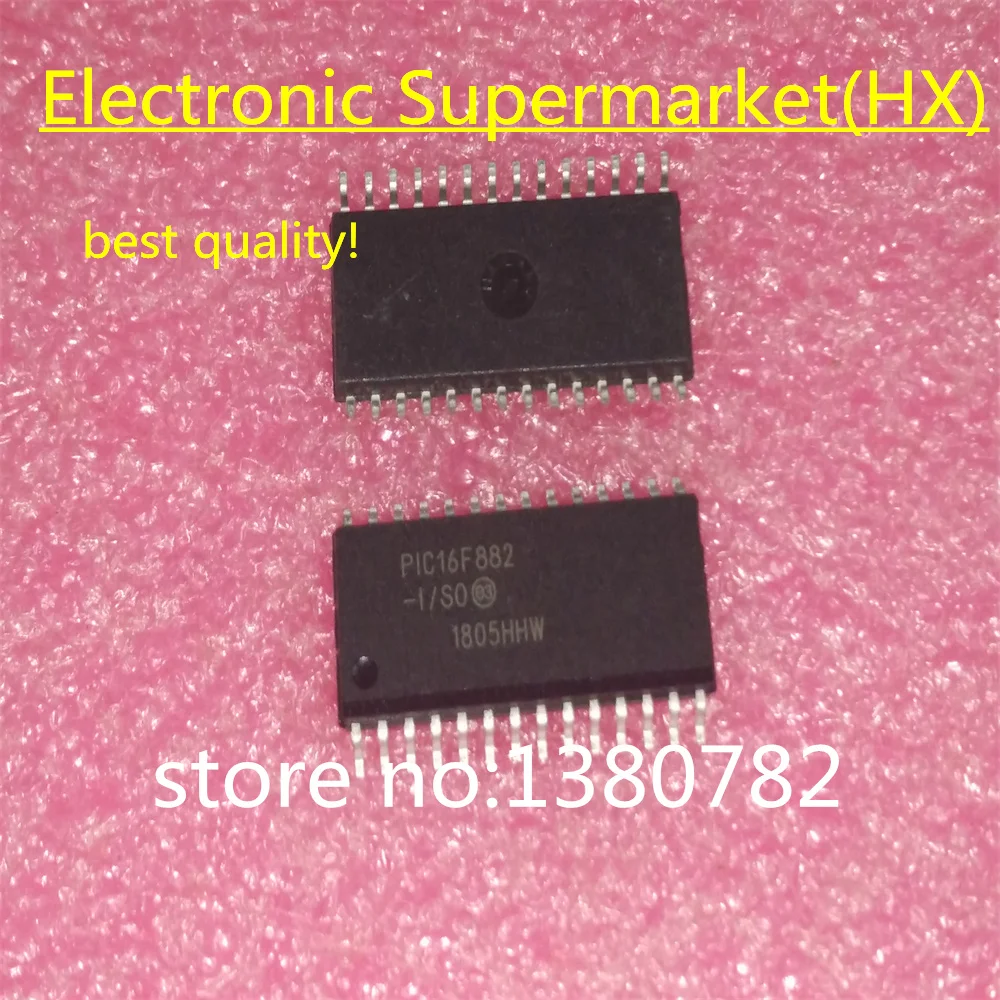 

Free Shipping 100pcs/lots PIC16F882-I/SO PIC16F882 SOP-28 New original IC In stock!