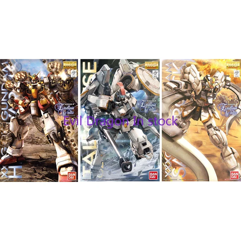 Bandai ต้นฉบับ GUNDAM อะนิเมะรุ่น MG EW แขน Cusutom Sandrock Tallgeese GUNDAM Action Figure ประกอบของเล่นของขวัญสําหรับเด็ก