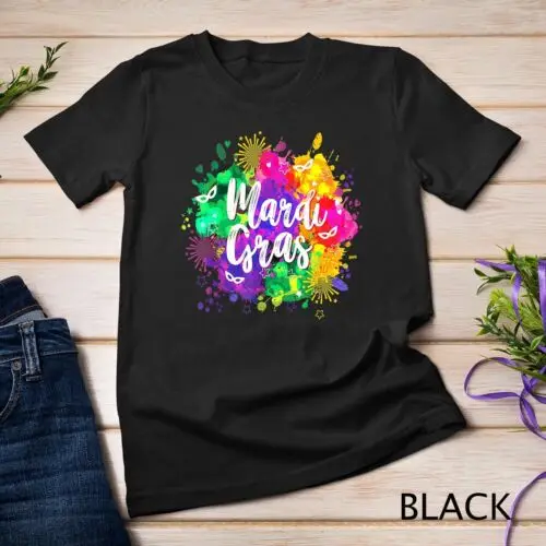 Mardi Gras Shirt For Women,Men & Kids Fat Tuesday T-Shirt Unisex T-shirt