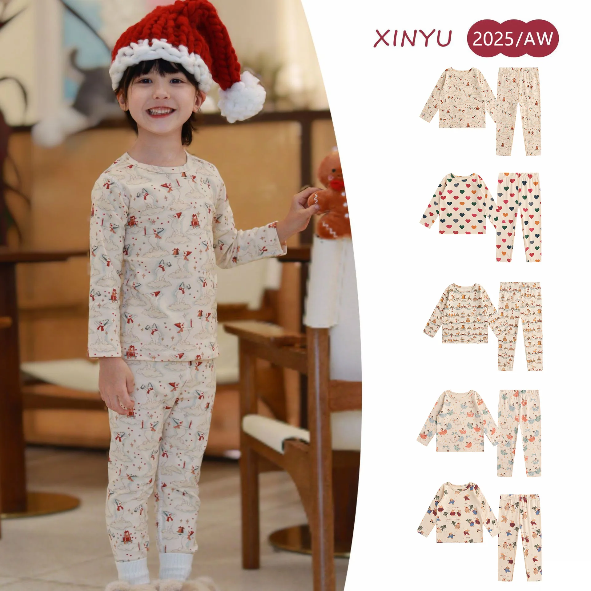 

Детская домашняя одежда, осень/зима 202, новые поступления, модные пижамы с героями мультфильмов для мальчиков и девочек, штаны для сна, детское нижнее белье из 100% хлопка