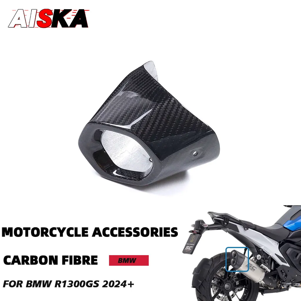 

100% Full Dry Carbon Fiber Exhaust Shields Cover Protector Fairings Motorcycle Accessories For BMW R1300GS R 1300 GS 2024 2025