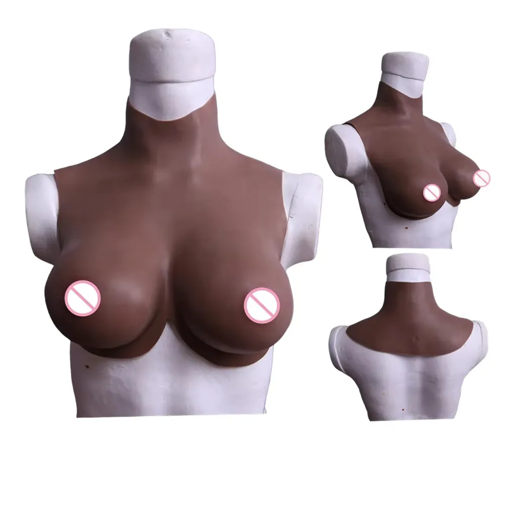 

DEG Cup Huge Fake Boob Tits Realistic Silicone Breast Forms Bodysuit For Cosplay Shemale Transvestism Transgender Drag Queen