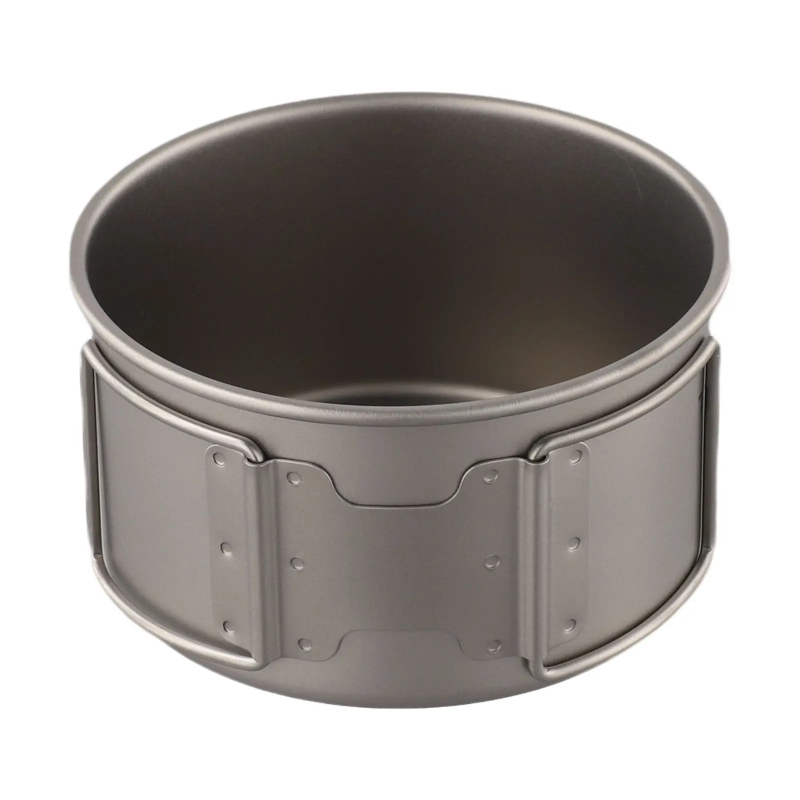 

Компактная походная миска со складной ручкой, легкий контейнер для еды для кемпинга и походов, включает сумку для хранения