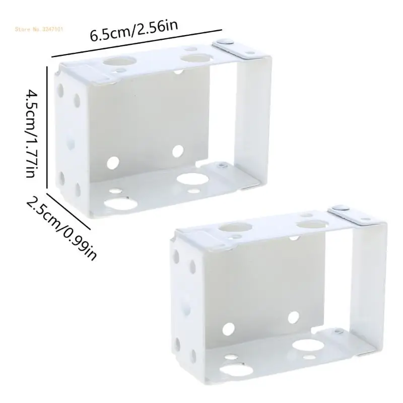 2/4x/Set Window Blind Headrail Brackets Blind brackets Box Mounting Brackets Dropship