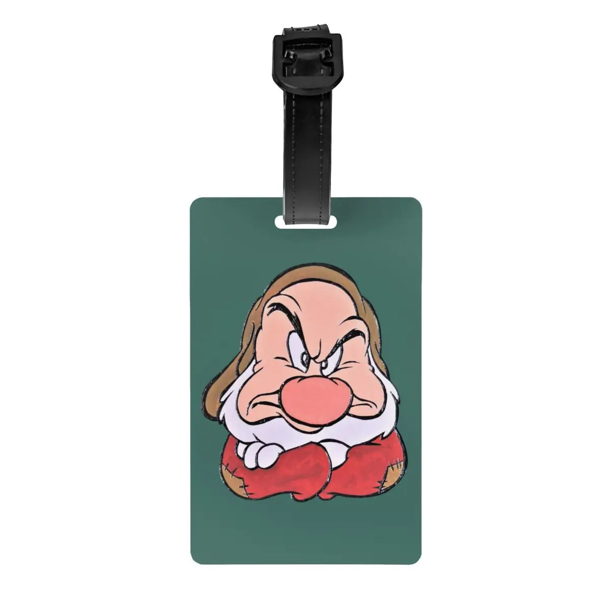 

Изготовленные на заказ багажные бирки «Белоснежка и семь гномов» для дорожного чемодана, мультяшная обложка для конфиденциальности, имя, удостоверение личности