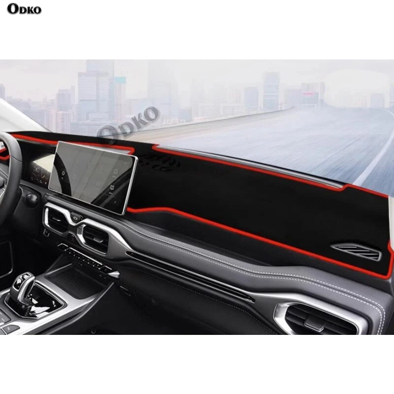 Car Dashboard Cover Car Avoid Light Pad Anti-Dirty Mat Sun Shade Pad For Geely Okavango Haoyue