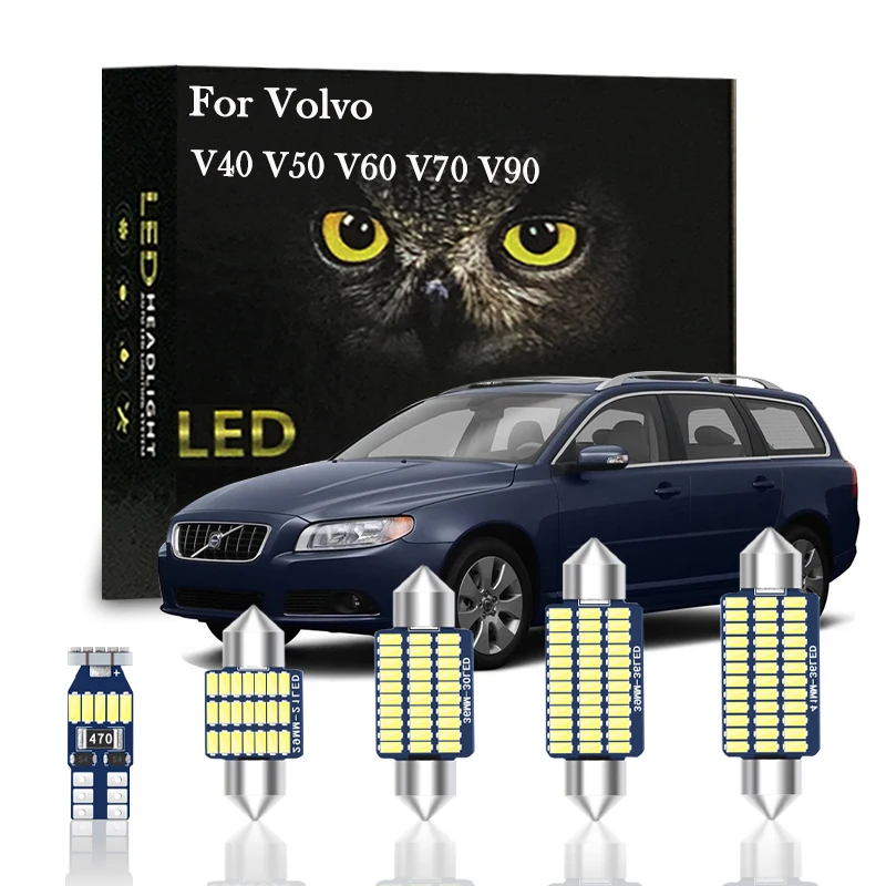 

Canbus For Volvo V40 V50 V60 V70 V90 1997 1999 2001 2005 2008 2011 2012 2013 2014 2019 2020 Accessories Indoor Light LED