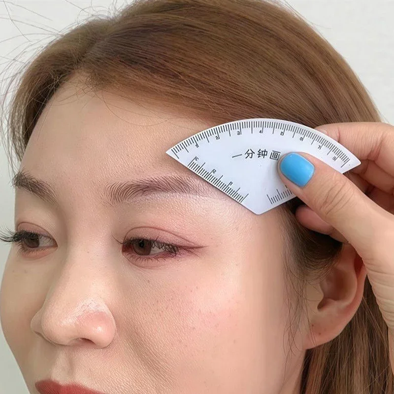 Disegno rapido Sopracciglio Design Righello Microblading Strumento di mappatura Modellatura Trucco permanente Guida al disegno Righello Riutilizzo di forniture per tatuaggi