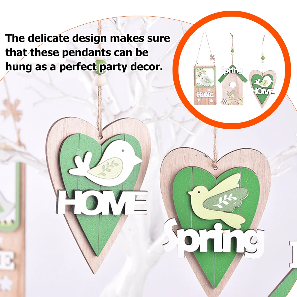

Colorful Alphabet Letter Pendants Decorations Wooden Hanging Ornaments Party Festival Room Decor Creative Shape Premium Wood