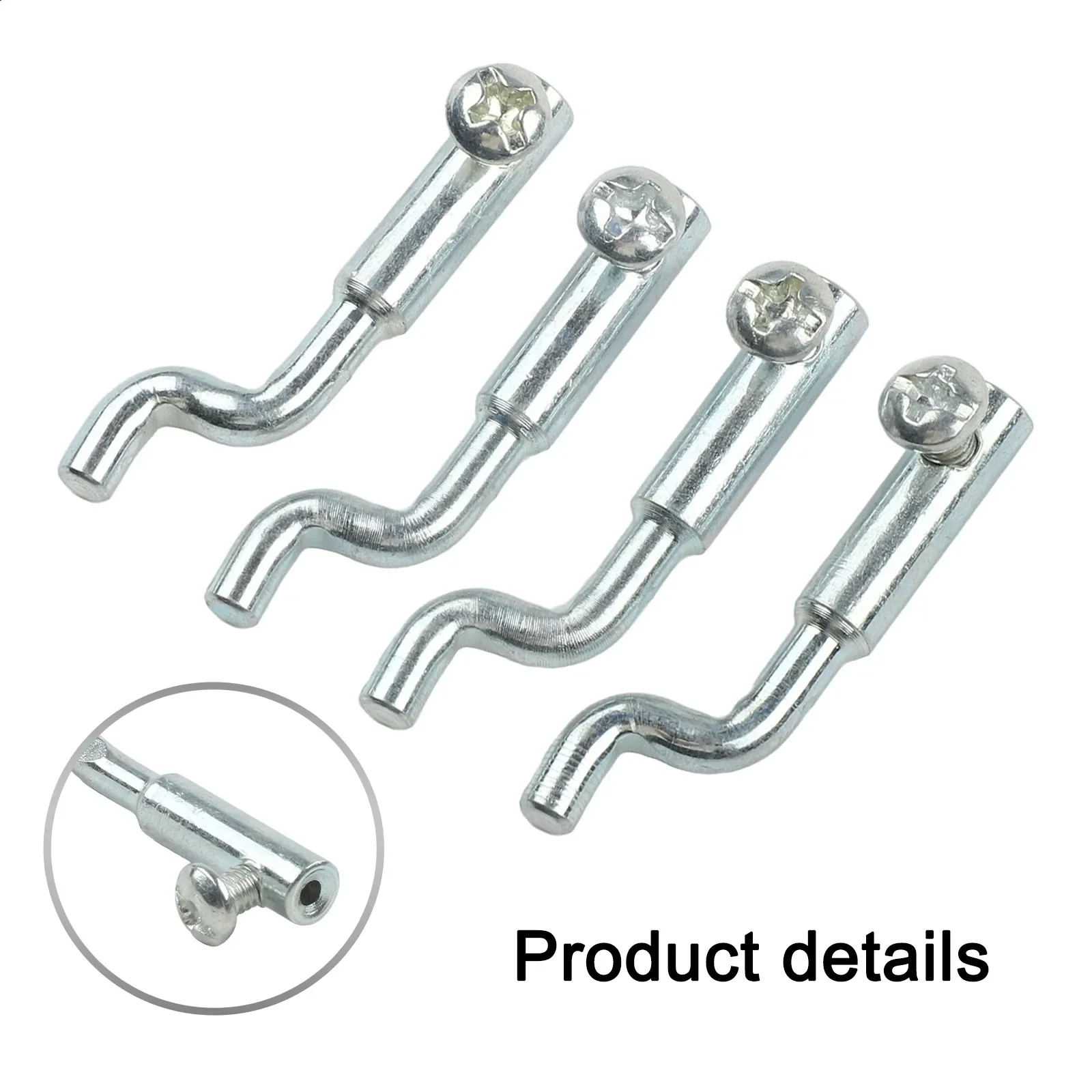 1/4pcs Z-style Cable End Single-hole Fixing Dog Leg Z Cable End For Lawn Mowers Equipment Easily Fits 2mm Cables