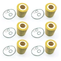Yubao 6/3/1 juegos de filtros de aceite 11427508969 para E81 E82 E85 E87 E88 E46 E60 E61 E90 E91 E92 E93 X1 Z4 11427619232