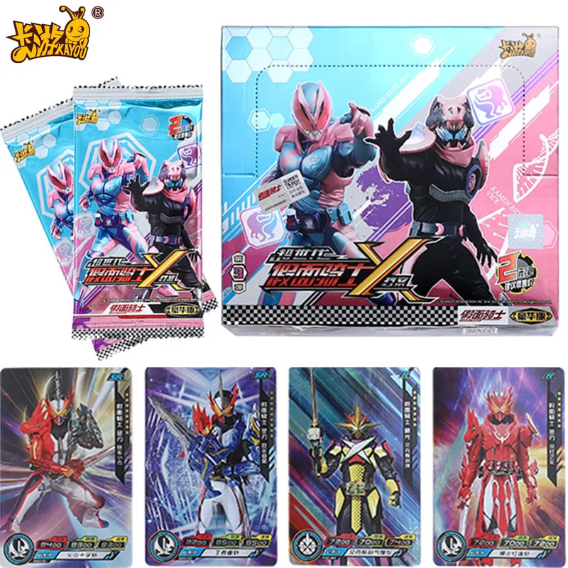 

KAYOU Kamen Rider Cards Luxury Edition Masked Rider Collection Interactive Game Peripheral Paper Flash Card Child Gift 180PCS