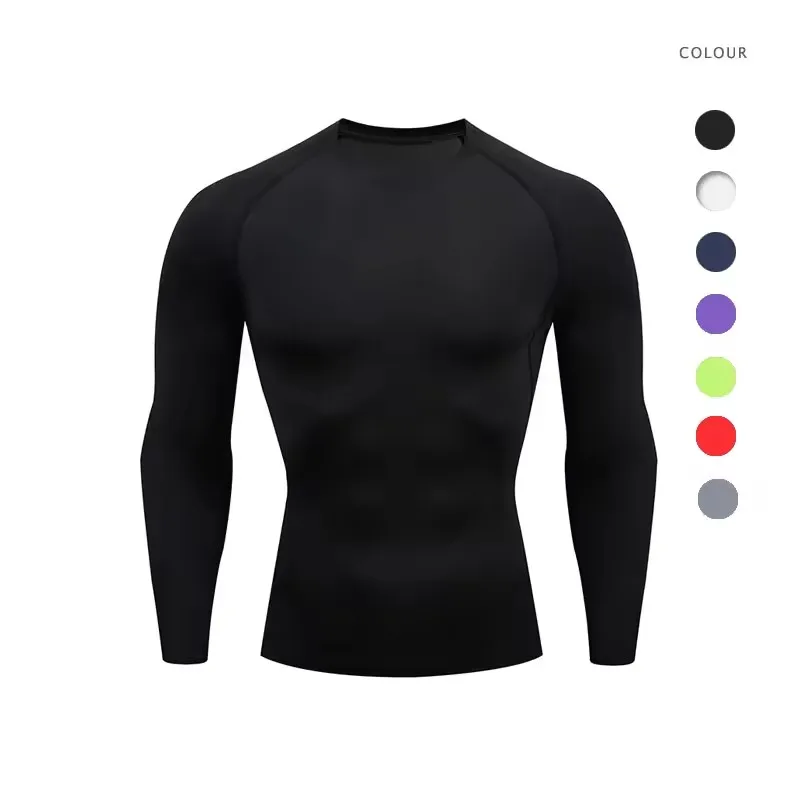 

Men Workout Long Sleeve T- shirt Spring Autumn Gym Running Sport Men's T-shirts Fitness Sportswear Outdoor Tops For Men Clothes