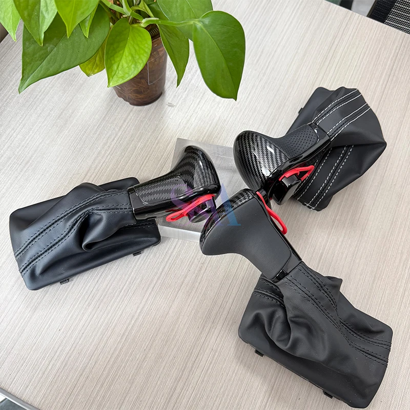 Carbon fiber shift lever side button assembly, suitable for Audi A6L A3L A4 A7 Q7 model, newly upgraded