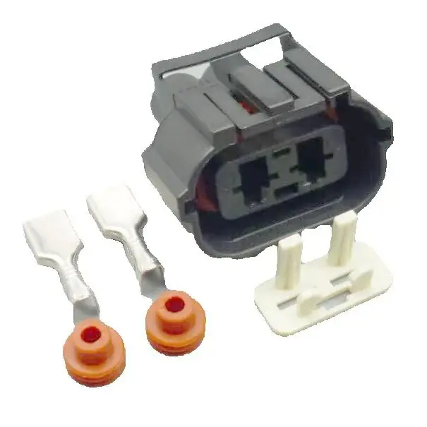 worldgolden 5/30/100sets 6.3mm electrical 2p female auto wire harness connector 344081-1 344089-1