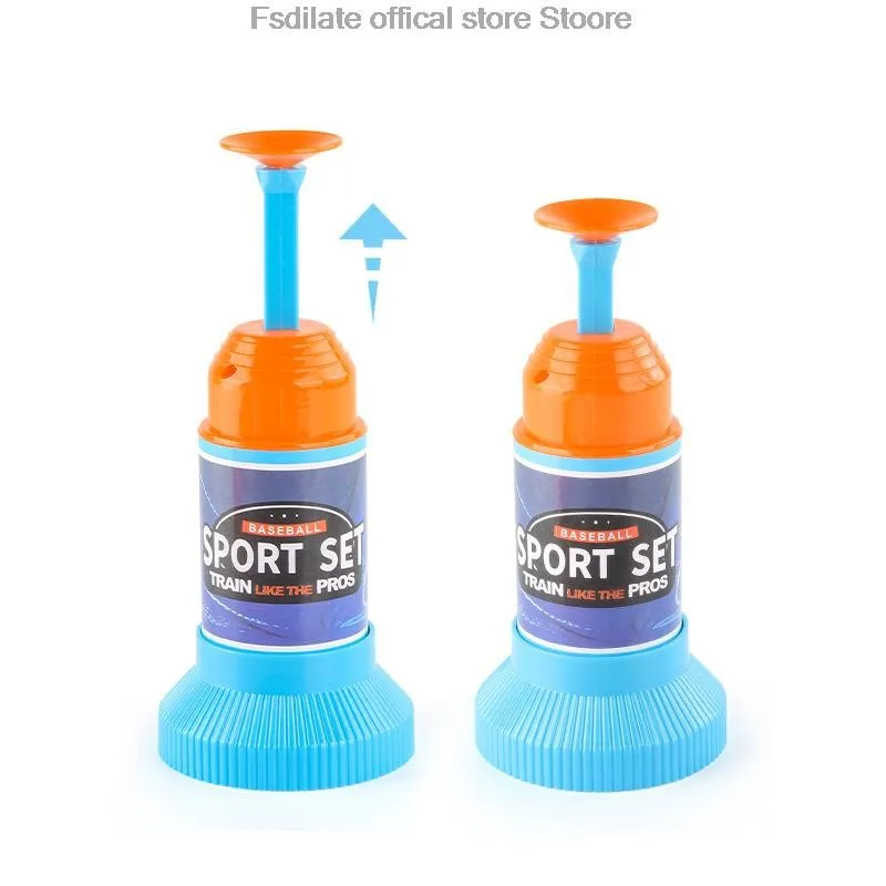 Ensemble combiné de machine à lancer de baseball réglable, jouets de sport de plein air, jouets de sport d'éjection de baseball pour enfants