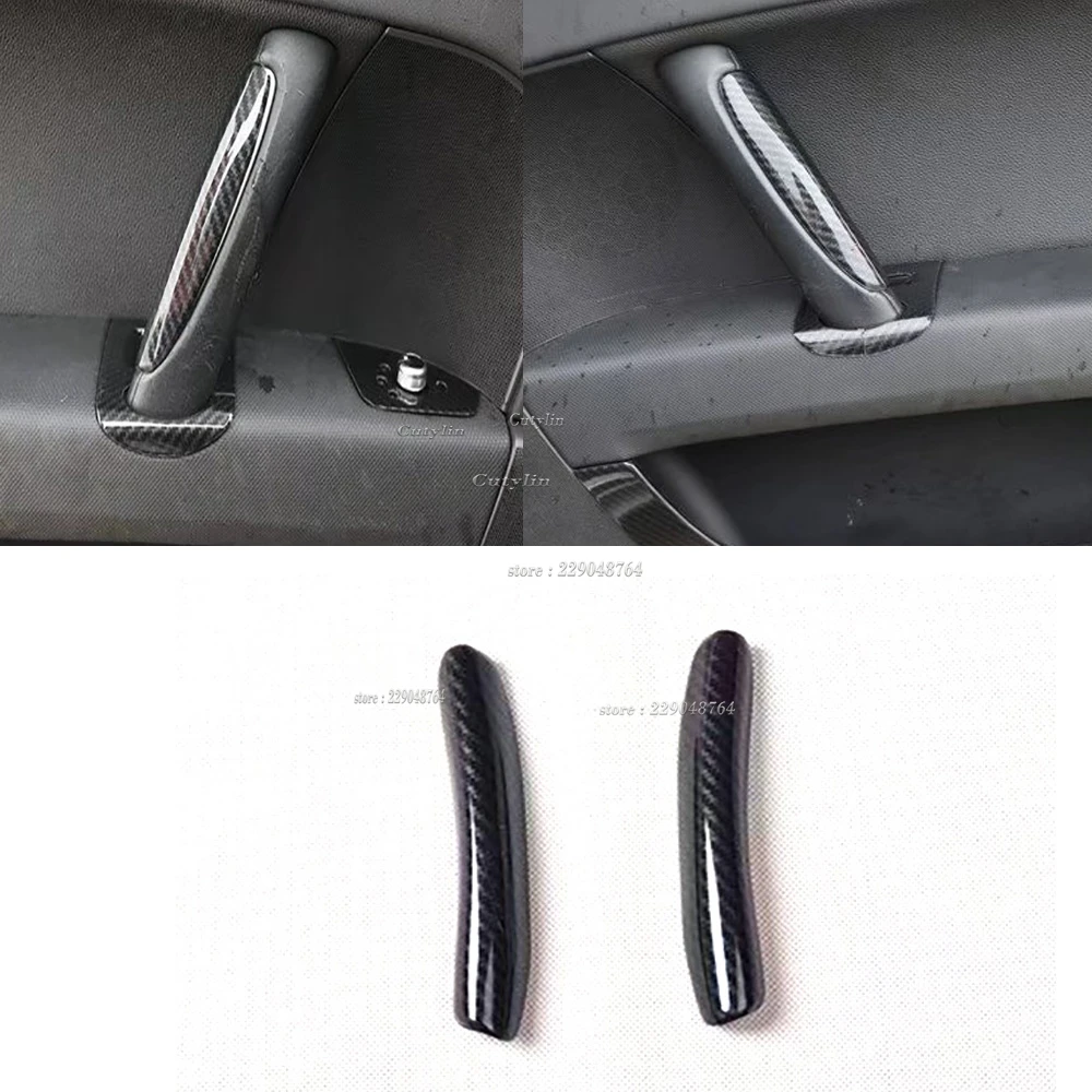 For Audi TT 2008 2009 2010 2012 2013 2014 Car Accessories Gearbox Water Cup Frame Carbon Fiber Style Trim Windows Control Panel
